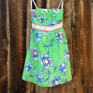 Floral Green Lily Pulitzer Langley Dress